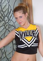 ATK Archives: Ebin Emerson (Naughty coed Ebin teases in her uniform and spreads her pussy)