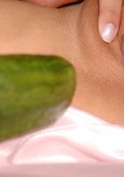 Naughty horny lesbians Zafira and Eva have cucumbers., Eva (eve004) ATK Exotics: Eva (Naughty horny lesbians Zafira and Eva have cucumbers.)