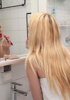 Eveline sprays her hairy twat in the shower, Eveline (eve043) ATK Natural & Hairy: Eveline (Eveline sprays her hairy twat in the shower)