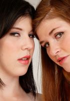 ATK Galleria: Lara Brookes (Naughty lesbians Tellula and Lara kiss and strip)