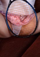 Hairy Laura takes off her tennis outfit, Laura (lau059) ATK Archives: Laura (Hairy Laura takes off her tennis outfit)