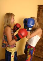Marina and Maria duke it out in this boxing set but make up and kiss, Maria (mar197) ATK Archives: Maria (Marina and Maria duke it out in this boxing set but make up and kiss)