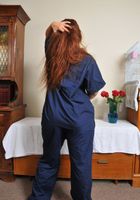 Hairy Sardahna takes off her uniform, Sardahna (sar090) ATK Archives: Sardahna (Hairy Sardahna takes off her uniform)