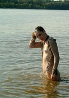 Stoney has fun on a beah and gets all wet in the water, Stoney (sto001) ATK Archives: Stoney (Stoney has fun on a beah and gets all wet in the water)